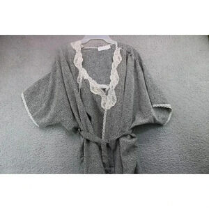 Women's Val Mode Lingerie Short Gown & Robe-Size Large